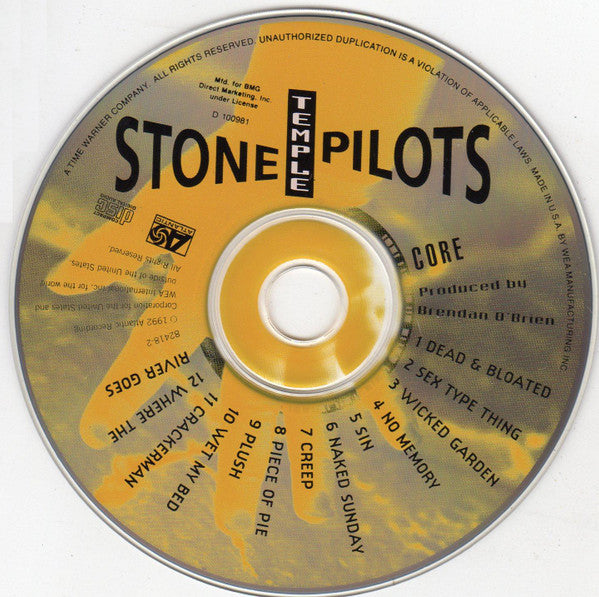 Stone Temple Pilots : Core (CD, Album, Club, SRC)