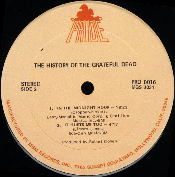 The Grateful Dead : The History Of The Grateful Dead (LP, Comp)