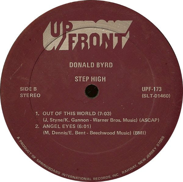 Donald Byrd : Step High (LP)