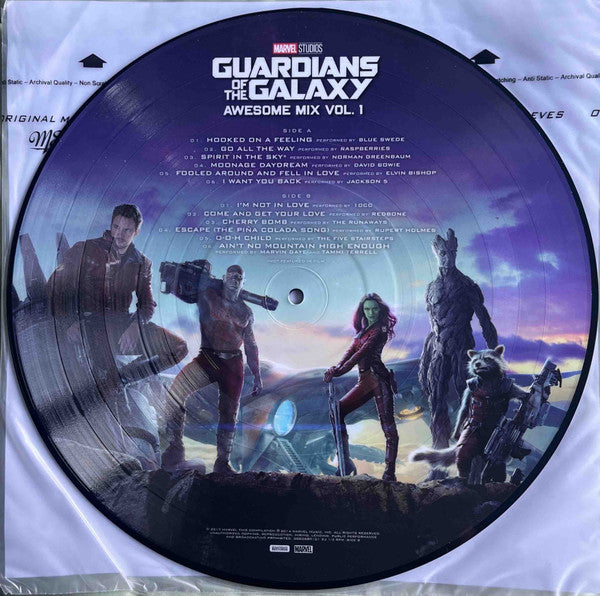 Various : Guardians Of The Galaxy: Awesome Mix Vol. 1 (LP, Album, Comp, Ltd, Pic, RE)