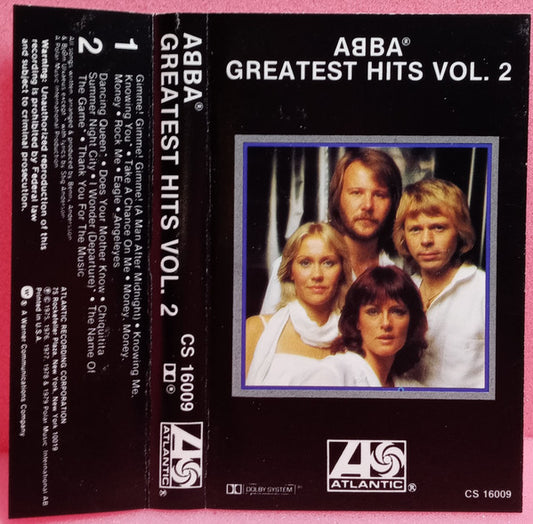 ABBA : Greatest Hits Vol. 2 (Cass, Comp, Club, Dol)