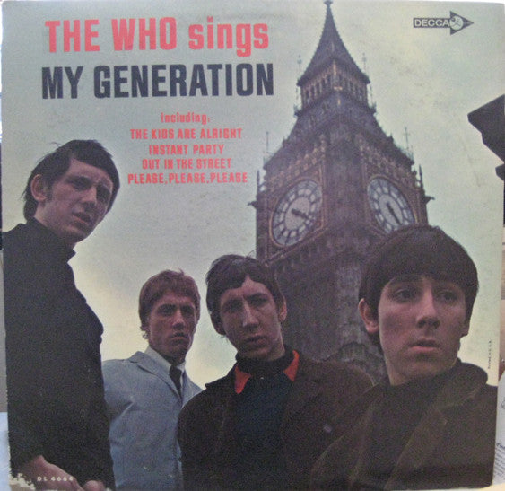 The Who : The Who Sings My Generation (LP, Album, Mono)