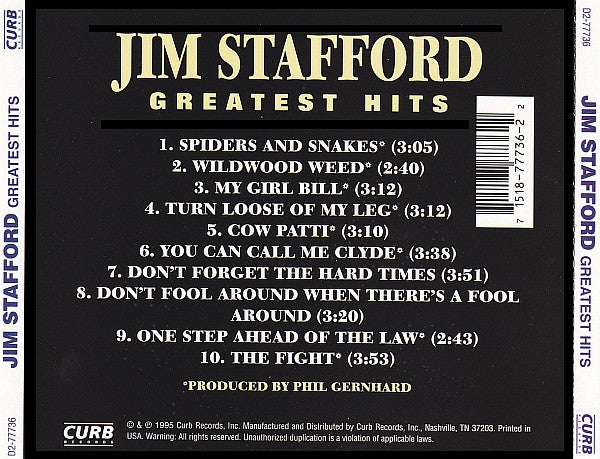 Jim Stafford : Greatest Hits (CD, Comp)