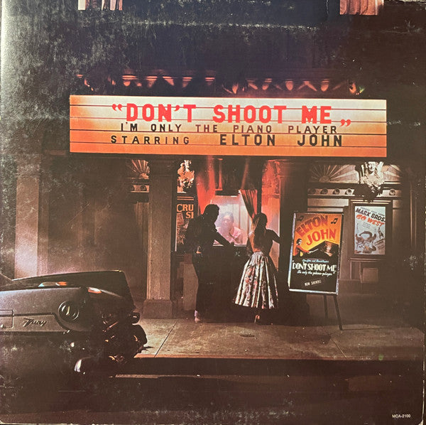 Elton John : Don't Shoot Me I'm Only The Piano Player (LP, Album, Club, Gat)