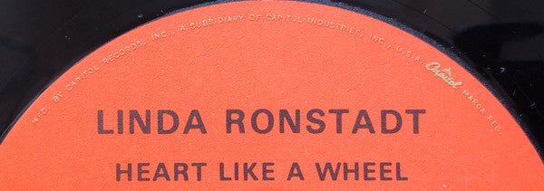 Linda Ronstadt : Heart Like A Wheel (LP, Album, Win)