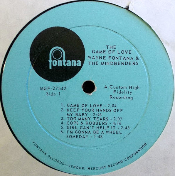 Wayne Fontana And The Mindbenders* : The Game Of Love (LP, Album, Mono, Ric)