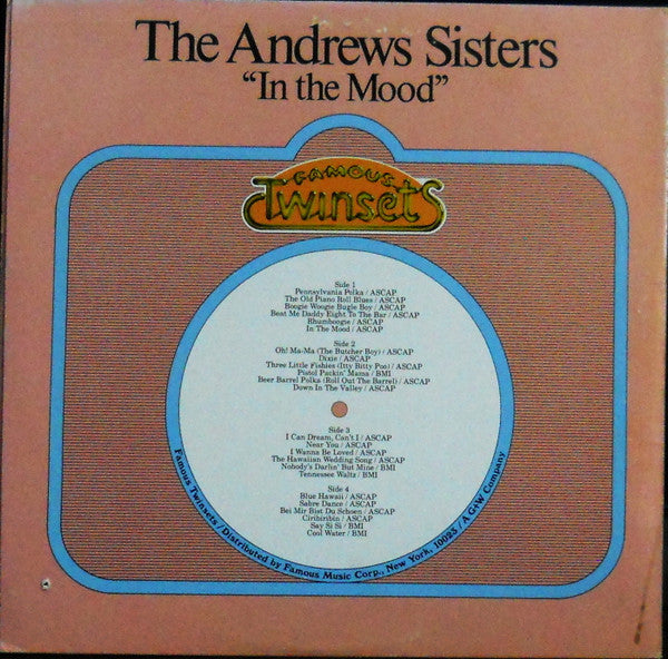 The Andrews Sisters : In The Mood (2xLP, Comp, Mon)