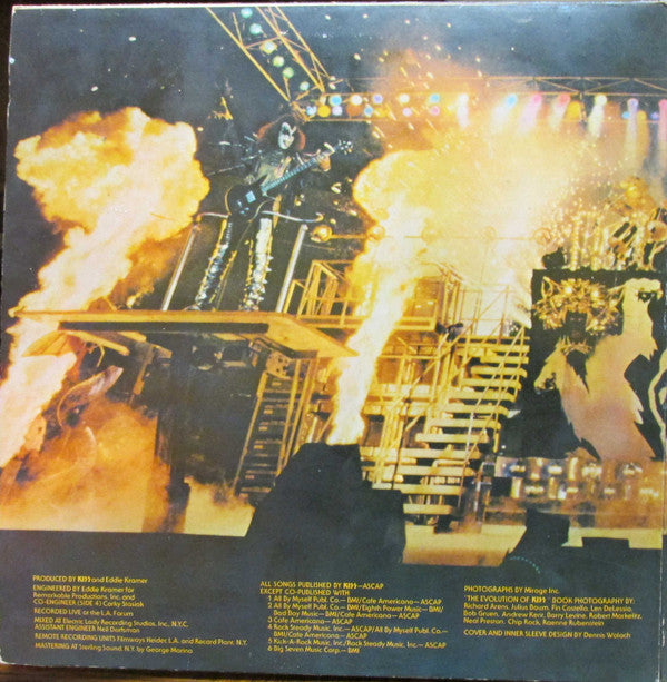 Kiss : Alive II (2xLP, Album, Pit)