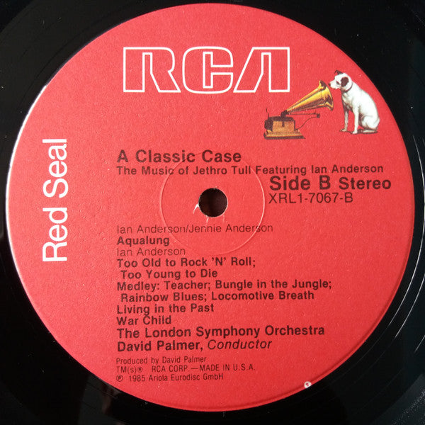 The London Symphony Orchestra* Featuring Ian Anderson : A Classic Case (The London Symphony Orchestra Plays The Music Of Jethro Tull Featuring Ian Anderson) (LP, Album, Ind)