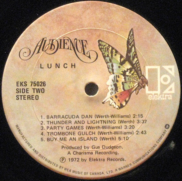 Audience (2) : Lunch (LP, Album)