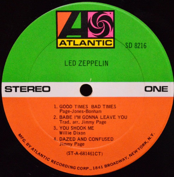 Led Zeppelin : Led Zeppelin (LP, Album, CT )