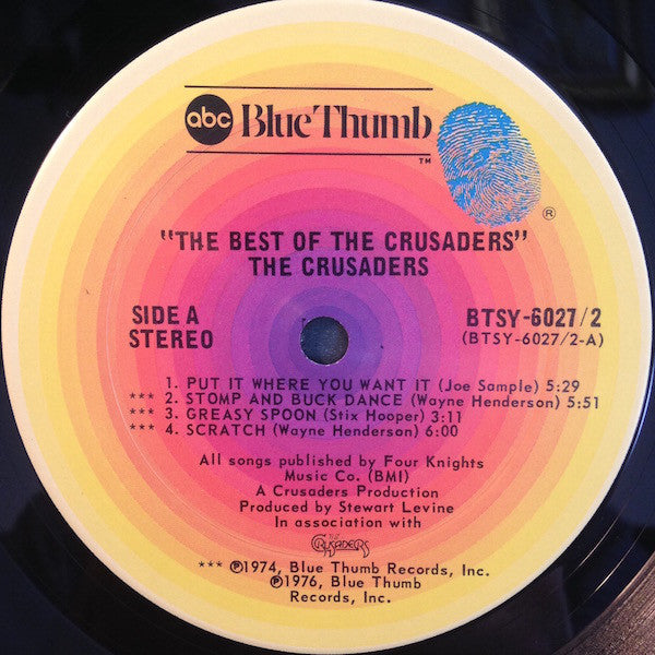 The Crusaders : The Best Of The Crusaders (2xLP, Comp, San)