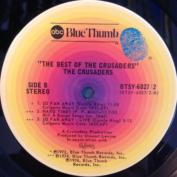 The Crusaders : The Best Of The Crusaders (2xLP, Comp, San)