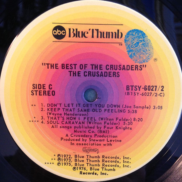 The Crusaders : The Best Of The Crusaders (2xLP, Comp, San)