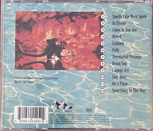 Nirvana : Nevermind (CD, Album, Club, RE, Spr)