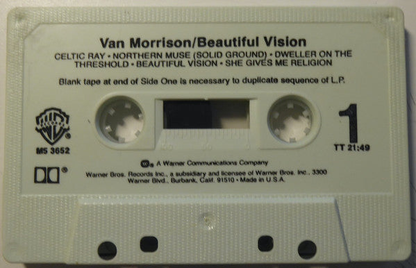 Van Morrison : Beautiful Vision (Cass, Album, no )