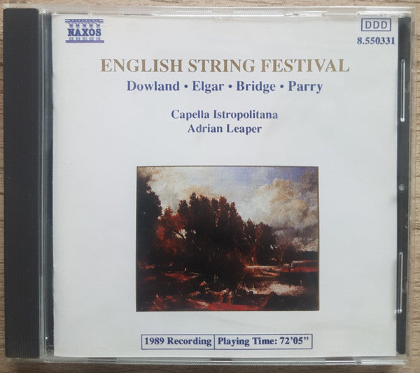 Dowland*, Elgar*, Bridge*, Parry* : English String Festival (CD, Album, Comp)