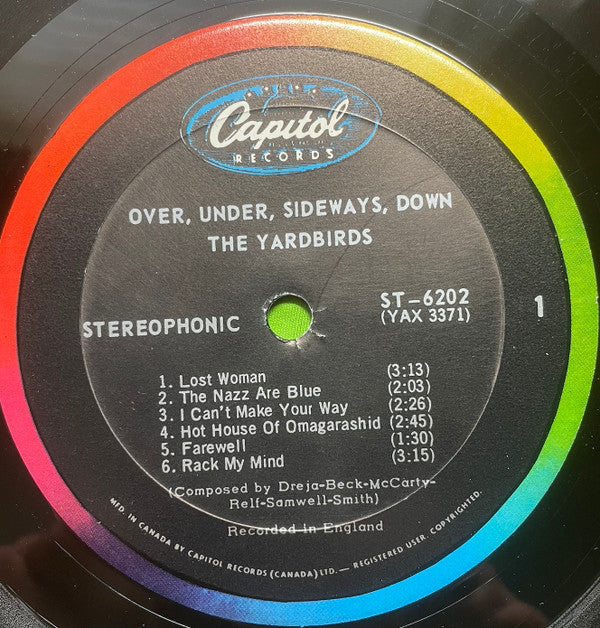 The Yardbirds : Over, Under, Sideways, Down (LP, Album, Unofficial)