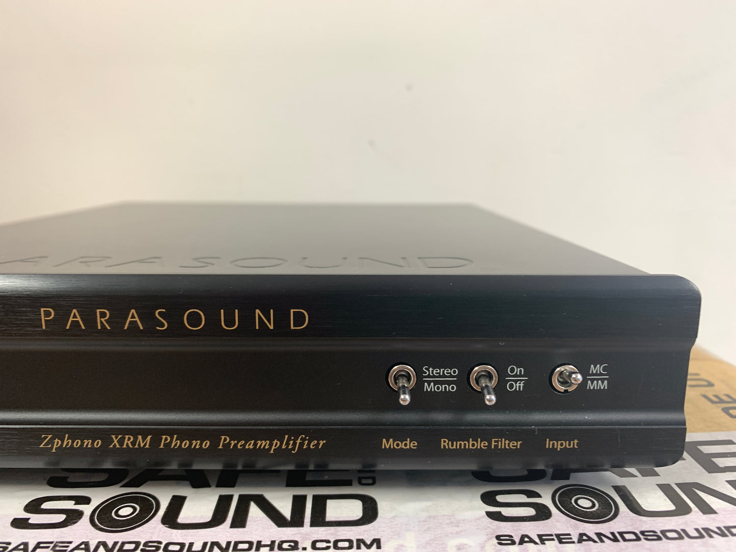 Parasound Zphone XRM Phono Preamplifer * box * manual