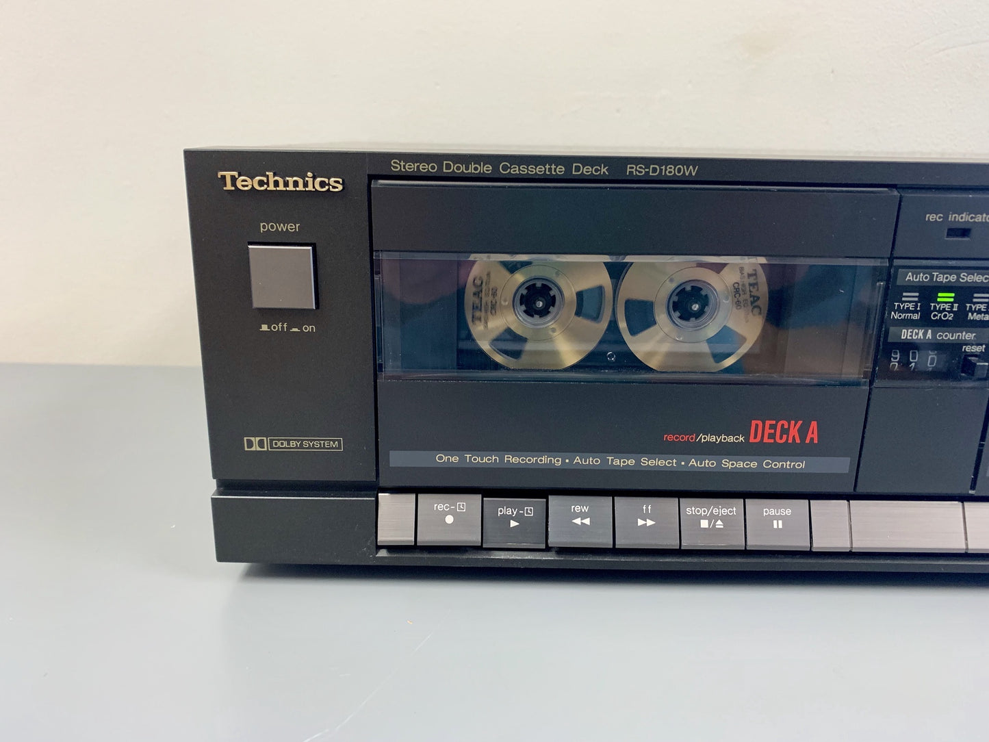 Technics RS-D180W Double Cassette Deck