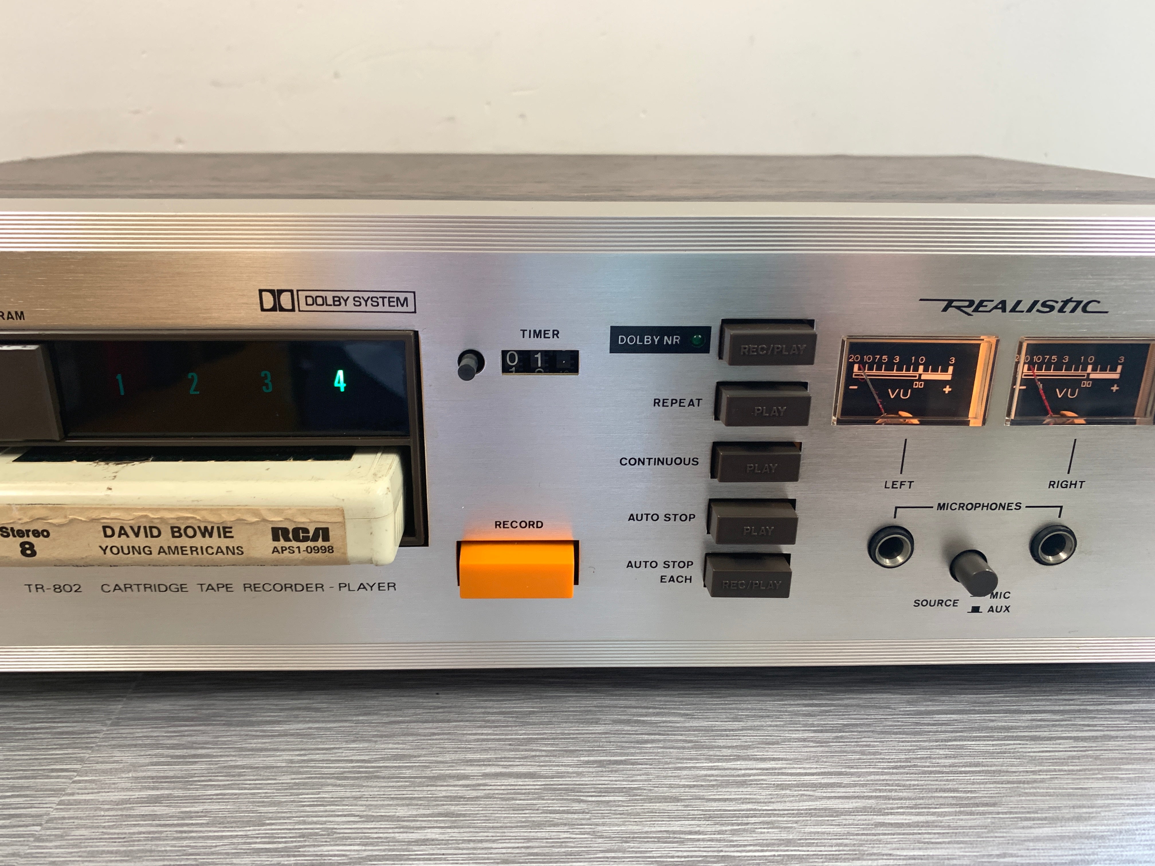 Realistic TR-801 8 Track deals Player/Recorder