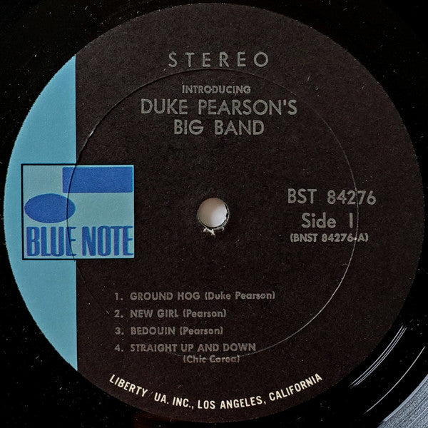 Duke Pearson's Big Band : Introducing Duke Pearson's Big Band (LP, Album, RE, All)