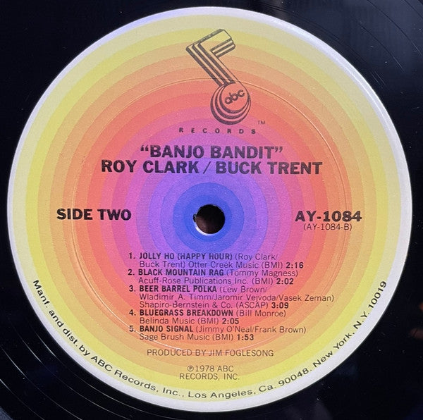 Roy Clark And Buck Trent : Banjo Bandits (LP, Album)