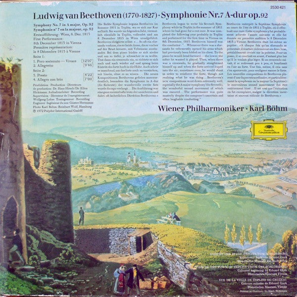 Ludwig Van Beethoven / Wiener Philharmoniker - Karl Böhm : Symphonie Nr. 7 (LP)