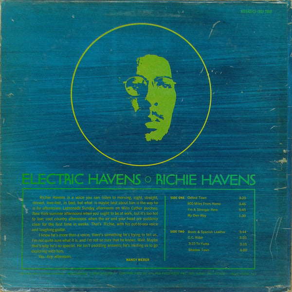 Richie Havens : Electric Havens (LP, Album, Roc)