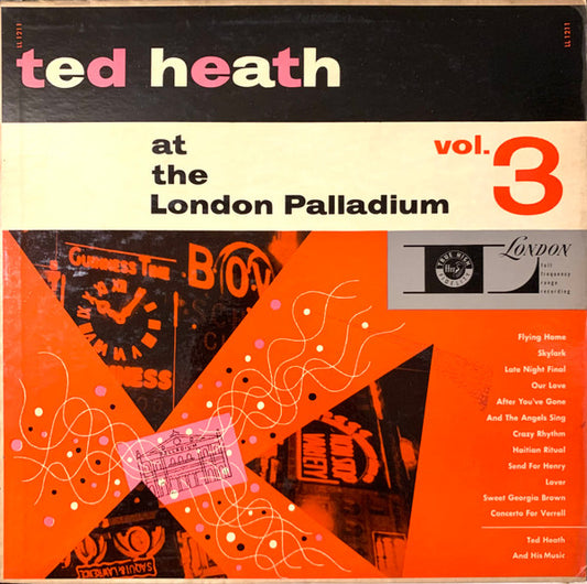 Ted Heath And His Music : Ted Heath At The London Palladium Volume 3 (LP, Album)