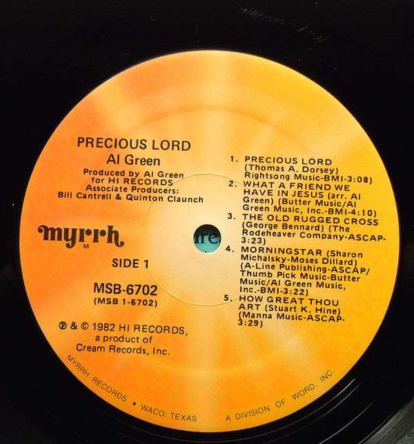 Al Green : Precious Lord (LP, Album)