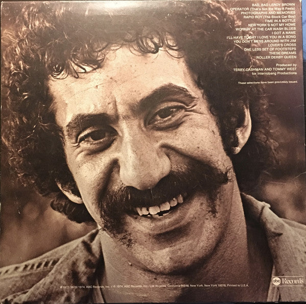 Jim Croce : Photographs & Memories (His Greatest Hits) (LP, Comp, Pit)