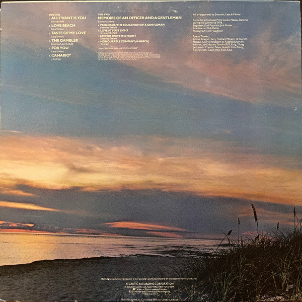 Emerson, Lake & Palmer : Love Beach (LP, Album, Club, Ter)