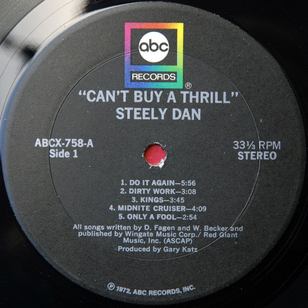 Steely Dan : Can't Buy A Thrill (LP, Album, Tru)