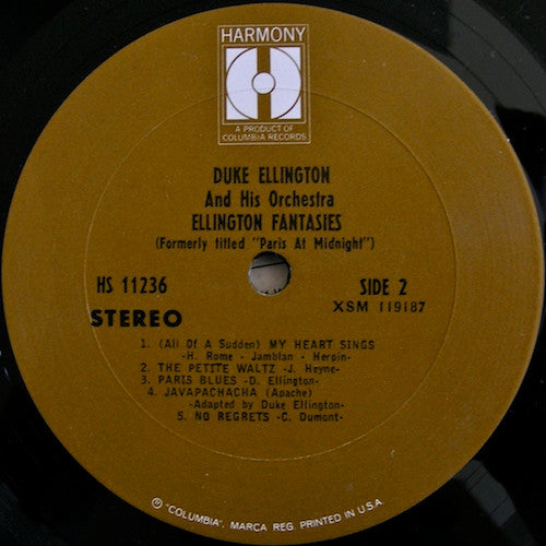 Duke Ellington And His Orchestra : Ellington Fantasies (LP, Album)