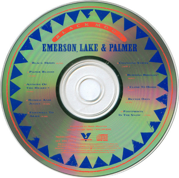 Emerson, Lake & Palmer : Black Moon (CD, Album)