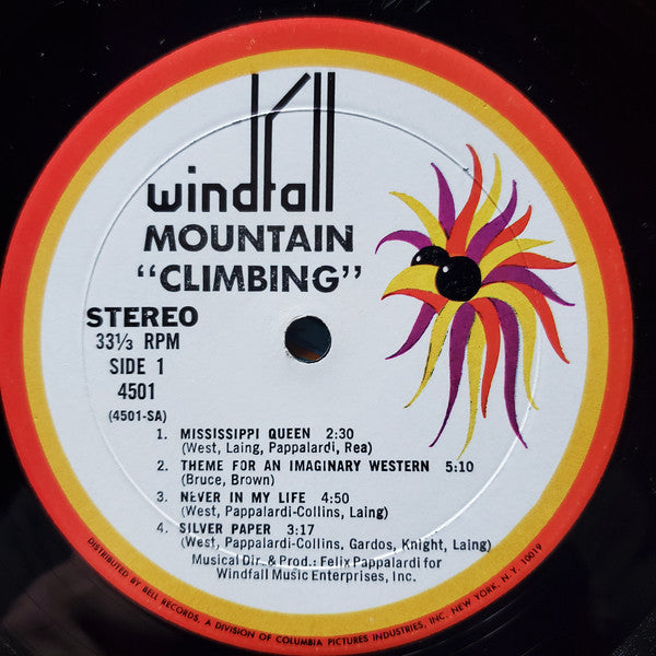 Mountain : Climbing! (LP, Album, Mon)