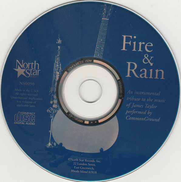 CommonGround : Fire & Rain (CD, Album)