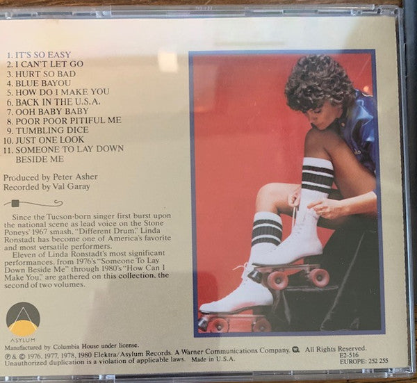 Linda Ronstadt : Greatest Hits Volume 2 (CD, Comp, RE)