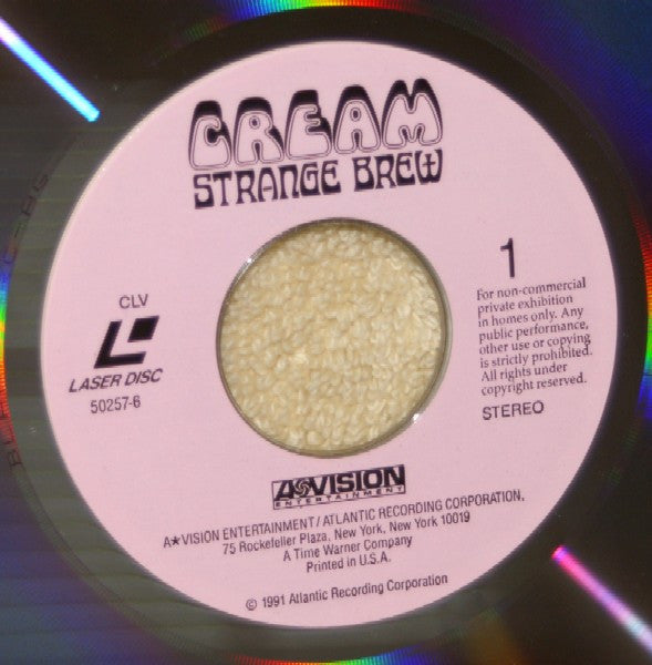 Cream (2) : Strange Brew (Laserdisc, NTSC, CLV)