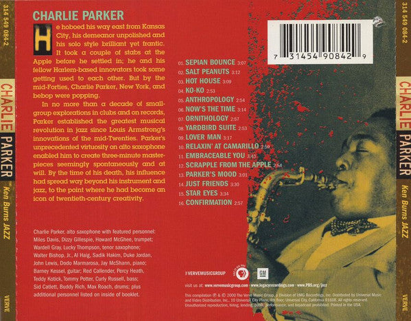 Charlie Parker : Ken Burns Jazz (CD, Comp)