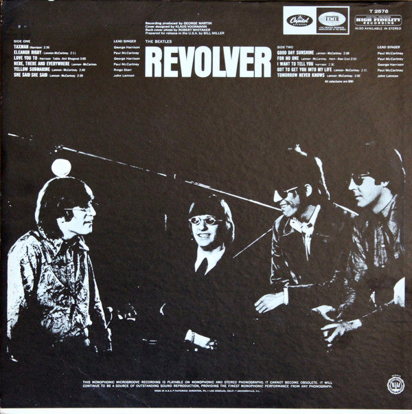 The Beatles : Revolver (LP, Album, Mono, Scr)