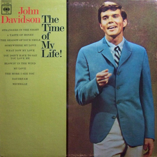 John Davidson : The Time Of My Life! (LP, Album, Mono)