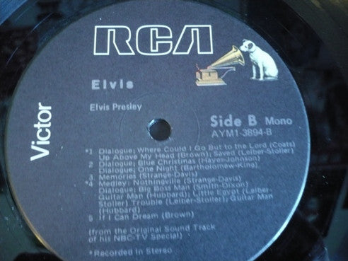 Elvis* : Elvis - TV Special (LP, Album, Mono, RE)