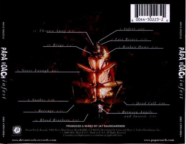 Papa Roach : Infest (CD, Album)