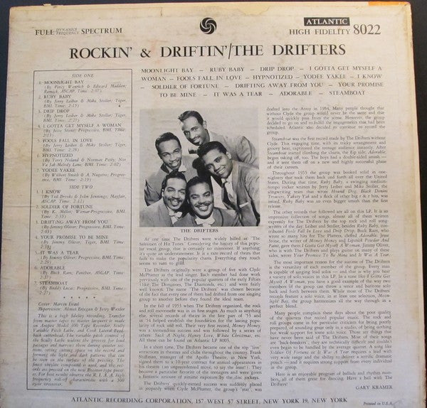 The Drifters : Rockin' & Driftin' (LP, Album)