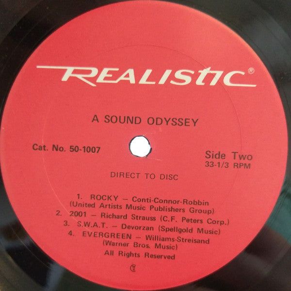 "A Sound Odyssey" Orchestra : A Sound Odyssey (LP, Album, Ltd, Red)