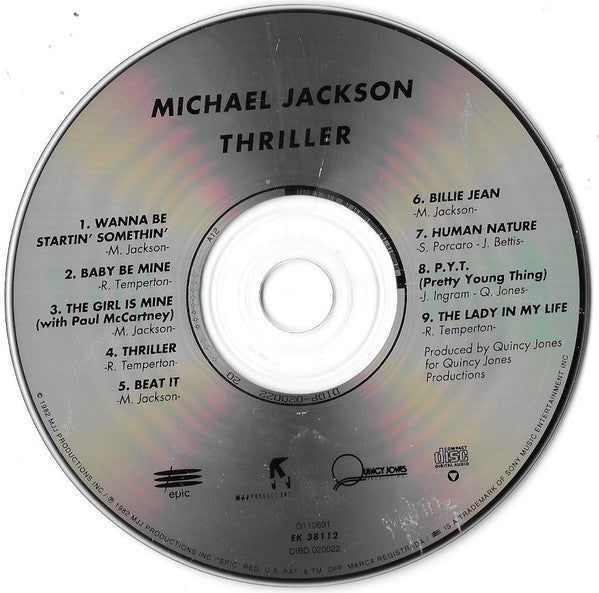 Michael Jackson : Thriller (CD, Album, Club, RE)