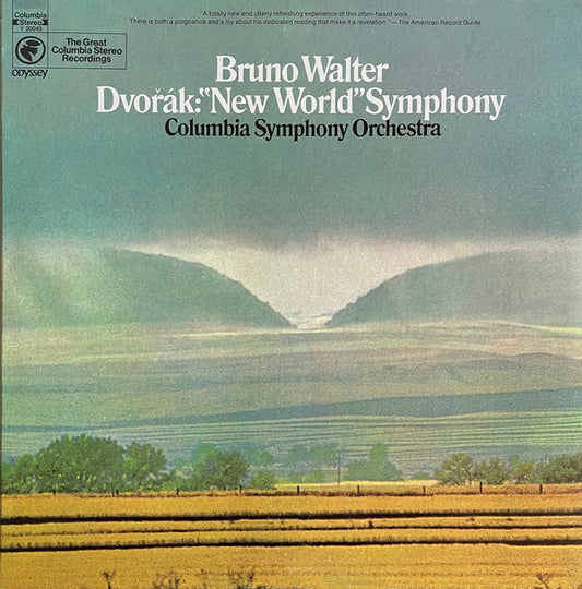 Dvořák* - Bruno Walter, Columbia Symphony Orchestra : "New World" Symphony (LP, Album, RE)