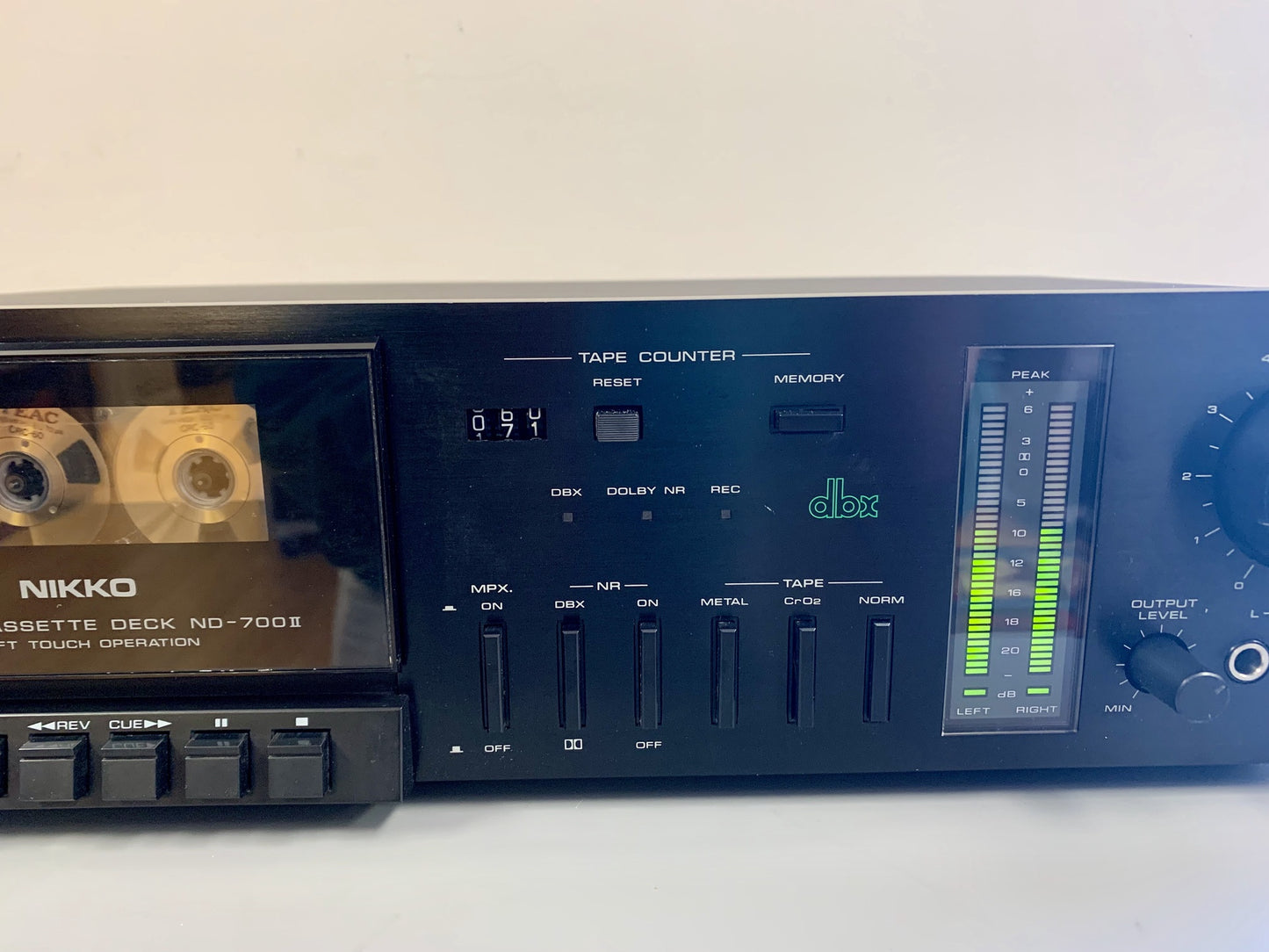 Nikko ND700 MKII Single Cassette Deck * 1981 * DBX